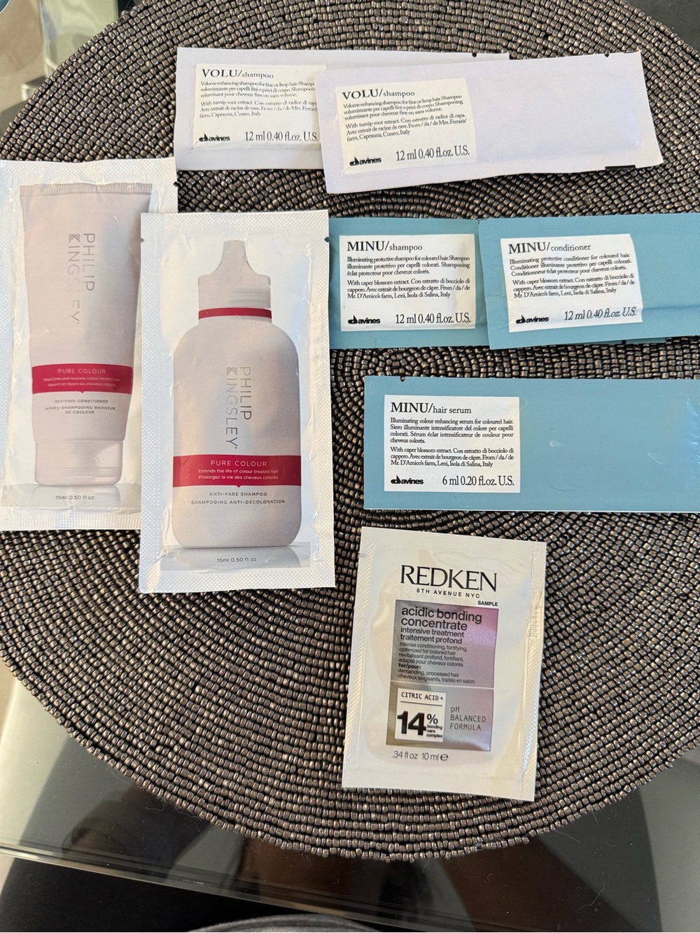 Luxury Beauty Hair & Skincare Sample Lot OSEA Lancer Davines Redken Ogee